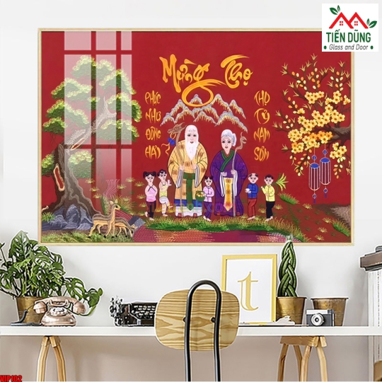 TRANH KÍNH MỪNG THỌ DECOR
